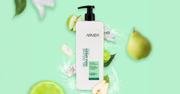 SHOWER GEL VERA GREEN 400 ML - Cosmétique Naturelle ARVEA Ivory Coast