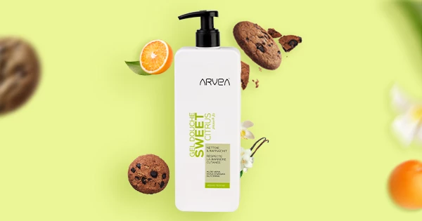 SHOWER GEL SWEET CITRUS 400 ML - Cosmétique Naturelle ARVEA Ivory Coast