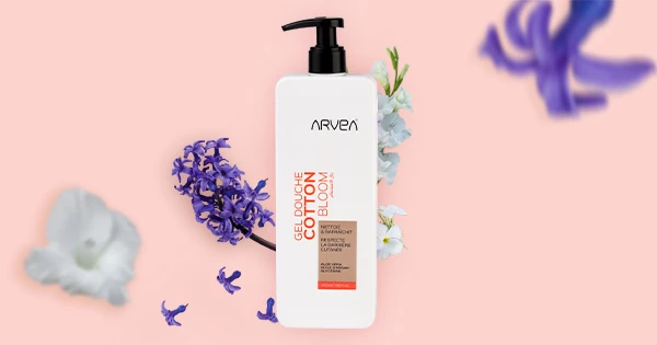 SHOWER GEL COTTON BLOOM 400 ML - Cosmétique Naturelle ARVEA Ivory Coast