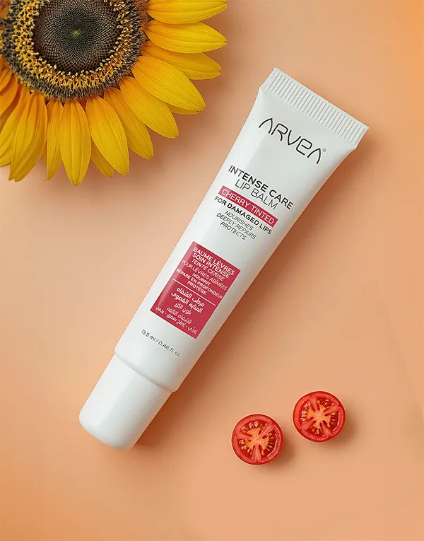 BAUME LÈVRES SOIN INTENSE TEINTÉ CERISE - Cosmétique Naturelle - ARVEA Burkina Faso